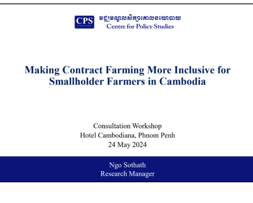 PPT Slide 14 (2024 05) Making Contract Farming More Inclusive for Smallholder Farmers in Cambodia EN